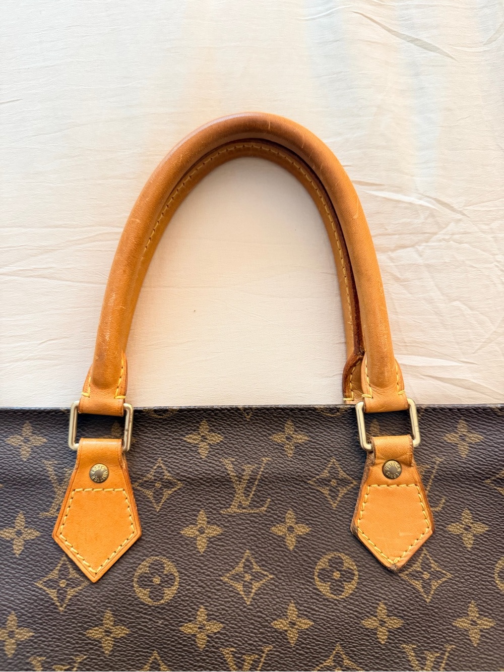 Louis Vuitton Monogram Sac Plat Tote - Picture 9 of 12